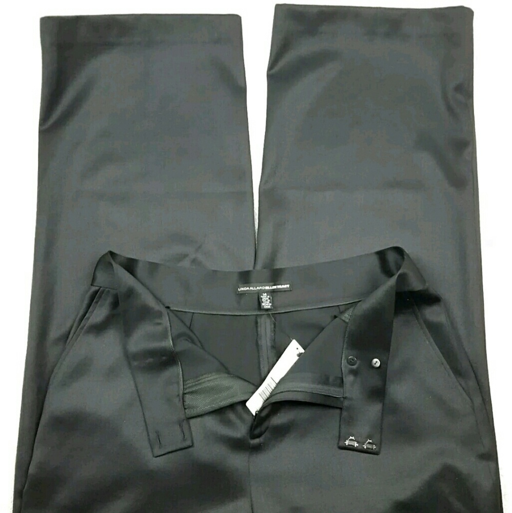 Linda Allard Ellen Tracy Womens Flat Front Pant